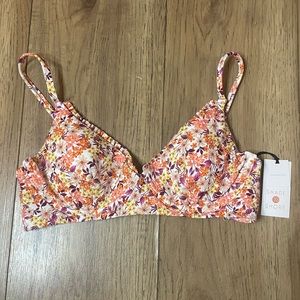 Floral Target Bikini Top‎